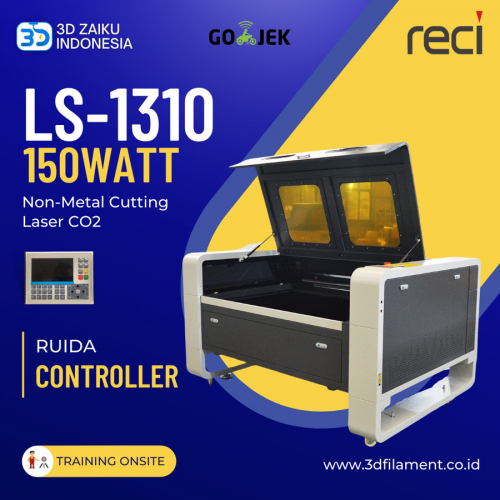 Zaiku CO2 Laser Cutting LS-1310 150 Watt Laser CO2 with Ruida Control